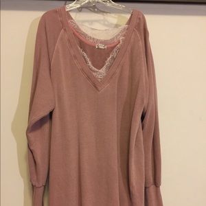 Free People Lace Sweater